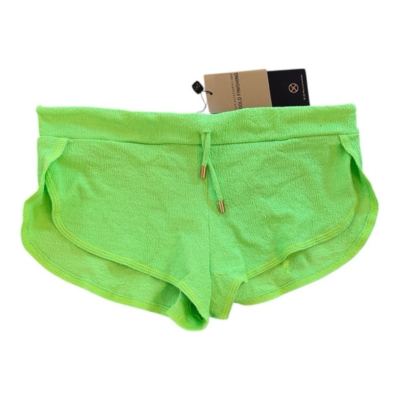 Vix PAULA HERMANNY Firenze Surf Shorts in Lime NWT - Picture 1 of 6